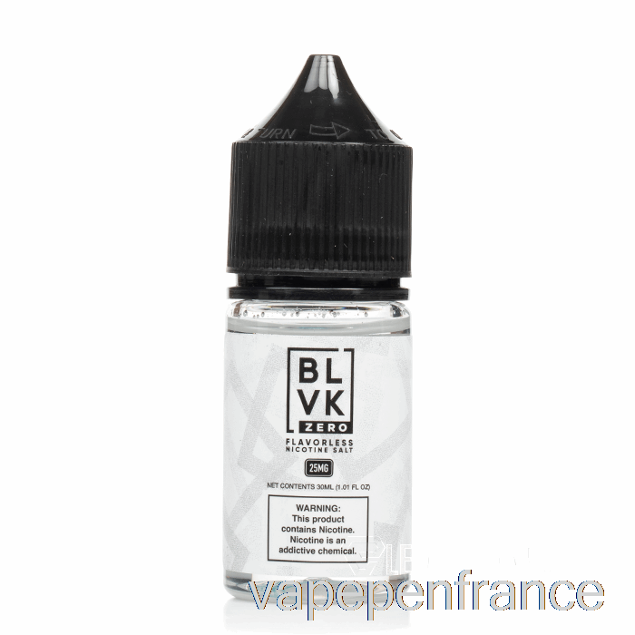 Sans Saveur - Sel Blvk - Stylo Vape 30 Ml 25 Mg